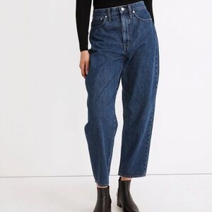 Madewell Balloon Jeans in Rinse Wash
